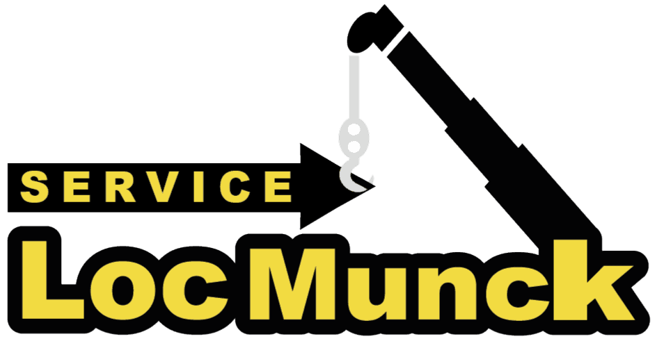logo da empresa MMLocações com cor vermelha no formato de gancho